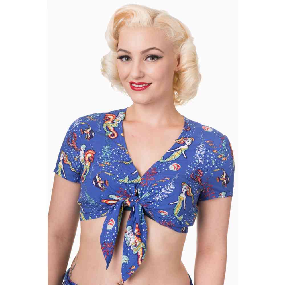 Dancing Days - MADE OF WONDER Crop top - Bleu